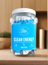 Load image into Gallery viewer, Curly&#39;s Beverage Company Curly&#39;s Clean Energy Liquid Sticks - 90 Count

